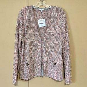 J Jill Patch Jacket/Sweater Large